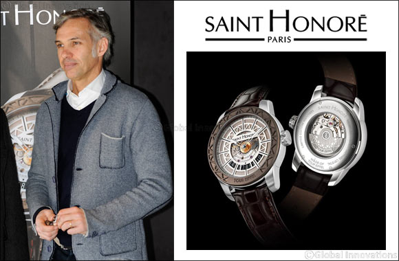 Former French Formula I star and actor Paul Belmondo wears a SAINT HONORE watch