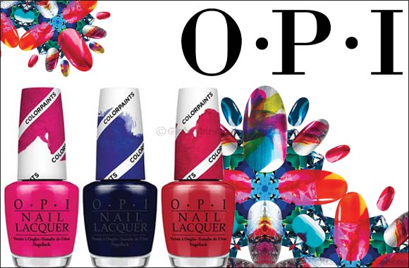 Nail color innovation makes a playdate with color with new colorpaints blendable nail lacquer by OPI