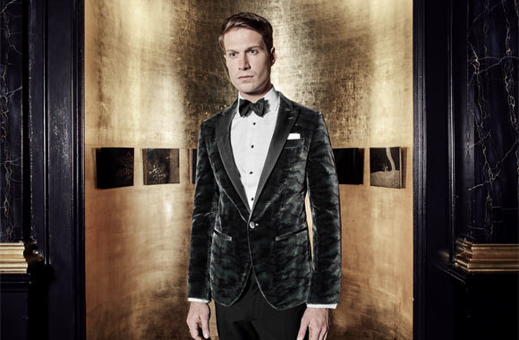 Hackett velvet outlet dinner jacket