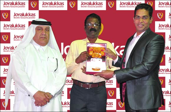 Joyalukkas shopper wins 1/2 kilo gold in ongoing DSF mega raffle.