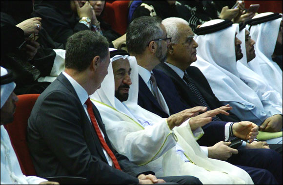 His Highness Sheikh Dr Sultan Al Qasimi attends launch of largest iTunes U curriculum in the Middle East