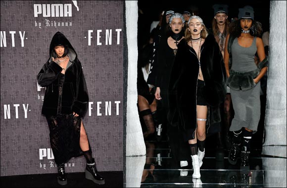 PUMA by Rihanna AW16 Collection Premieres at New York Fashion Week