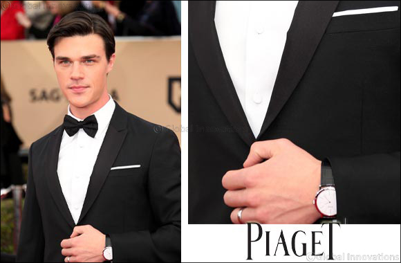 Finn Wittrock wears Piaget to the Screen Actors Guild Awards