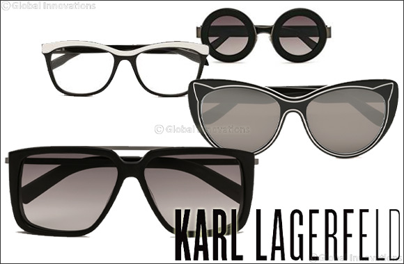 KARL LAGERFELD eyewear collection - Couture inspiration, assertive volumes & virtuoso designs