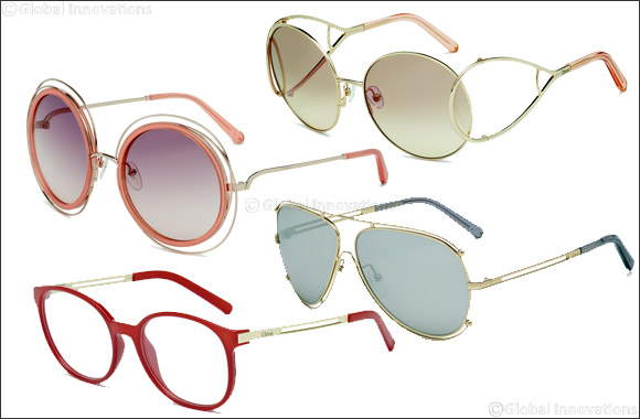 Chloé eyewear collection - Vintage shapes, retro styles, with '70s appeal.