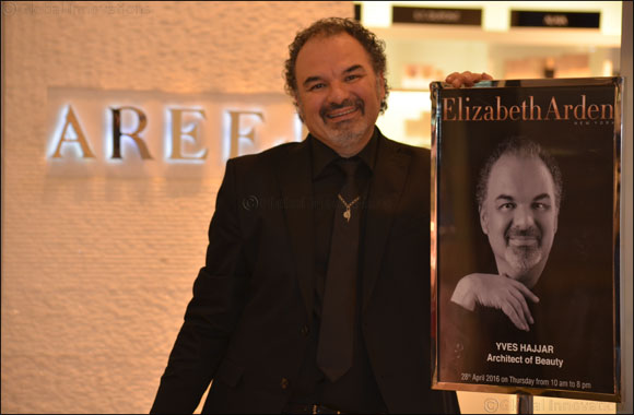 Yves Hajjar, International Make-up Artist, in Dubai on Middle East Tour with Elizabeth Arden