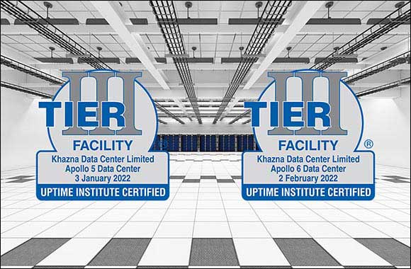 Khazna Data Centers Achieves Tier-III Certification from Uptime Institute  for its Apollo 5 and Apollo 6 Data Centers