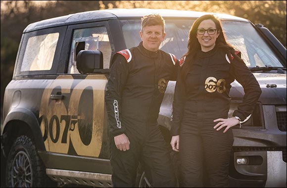 James Bond Stunt Driver Mark Higgins Celebrates 60 Years of 007 with Land Rover Defender Rally Special