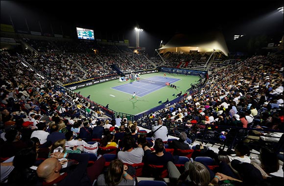 Finishing Touches: Dubai Duty Free Tennis Stadium is Resurfaced and Ready to Welcome the World