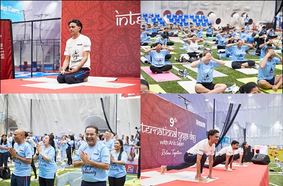 Yoga for Humanity: Anis Sajan Hosts Spectacular Mass Yoga Event at Danube Sports World