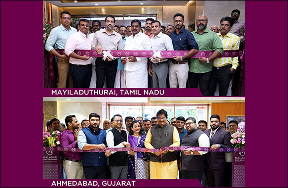 Malabar Gold & Diamonds Launches 2 More New Showrooms in India as Part of its Global Expansion Plan