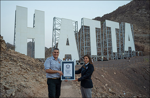 Dubai Holding Shares Video of the Hatta Sign Breaking a Guinness World Records™ Title