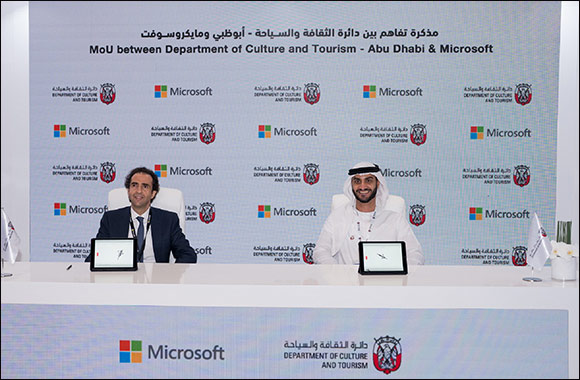 DCT Abu Dhabi and Microsoft Sign MoU on Generative AI, Cloud Technologies