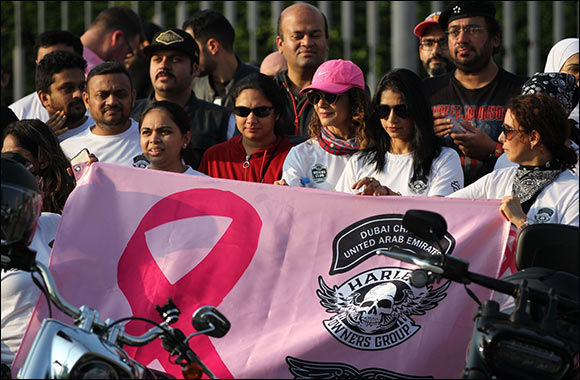 Harley Owners Group Creates Breast Cancer Awareness through a Pink Ride across the UAE