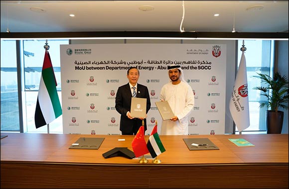 The Department of Energy in Abu Dhabi and the State Grid Corporation of China sign a Memorandum of Understanding