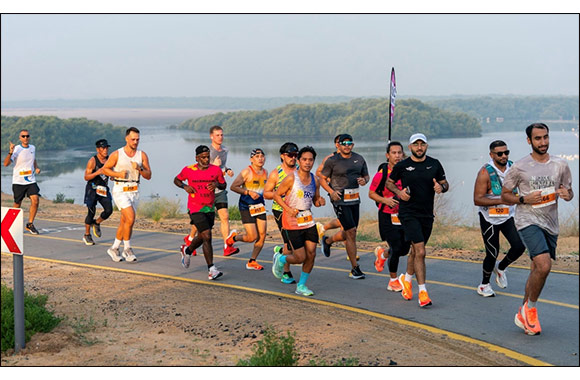 Ajman Tourism Organized Ajman Half Marathon at Ajman Safia Park