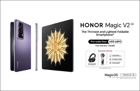 HONOR Announces the Launch of HONOR Magic V2 in the UAE