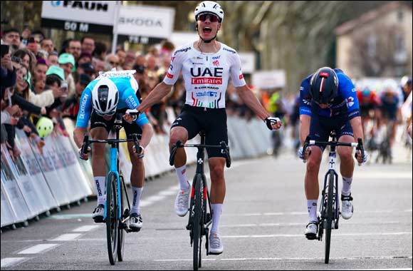 Ayuso victorious in France as Politt climbs podium