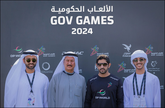 Hamdan bin Mohammed attends contests on the third day of Gov Games 2024