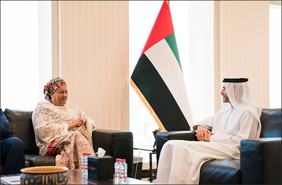 Mohamed bin Hadi Al Hussaini Meets with the Deputy Secretary-General of the United Nations