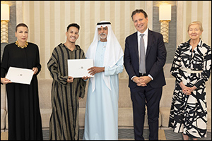 H.E. Sheikh Nahayan Mabarak Al Nahyan honours winners of Abu Dhabi Music & Arts Foundation awards in ...