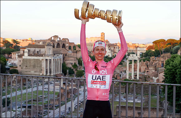 Historic Triumph for UAE Team Emirates as Tadej Pogačar is crowned Giro D'Italia 2024 Champion