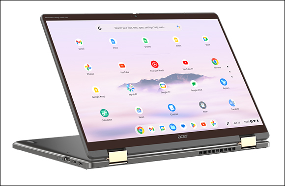 Acer Debuts Premium Chromebook Plus Laptops for Productivity and Gaming with Google AI built-in