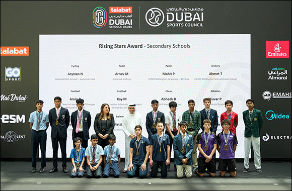 Dubai Sports Council celebrates Winners of the 4th "Talabat Dubai Schools Games"
