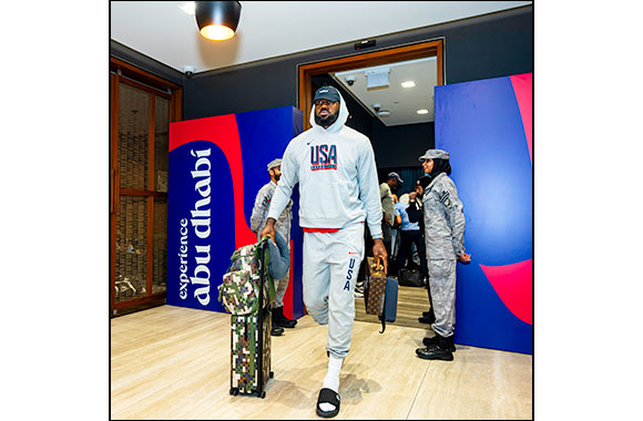 USA Basketball Men's National Team Arrives in Abu Dhabi