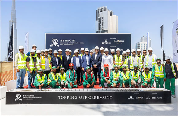 The SR. Regis Residences, Financial Center Road, Dubai Celebrates Topping off Ceremony