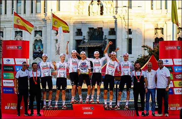 Team triumph at La Vuelta España for UAE Team Emirates