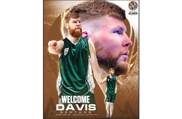 Dubai Basketball signs former NBA Star Davis bertans as match tickets for season-opener Go On Sale