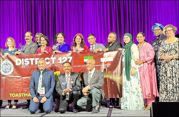 Dubai-based Toastmasters District 127 emerges No.1 globally