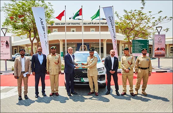 Dubai Police Adds New Chery TIGGO 8 Plug-in Hybrid Electric Vehicle (PHEV) to its Traffic Patrol Fleet