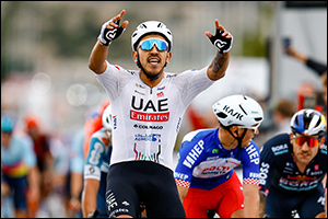 Molano wins in Croatia to make history for UAE Team Emirates