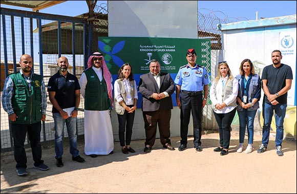 Ksrelief delegation visits zaatari camp, marking fourth year of support to wfp's refugees response