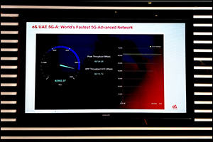 e& UAE achieves world's fastest aggregated 5G-Advanced Speed of 62Gbps