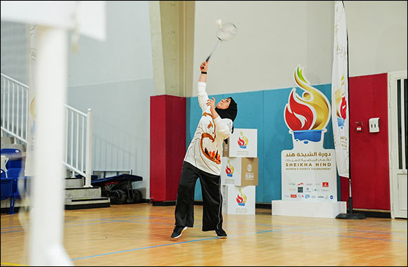 Dubai Police & Dubai Duty Free win Titles of Badminton Competition of the 12th "Sheikha Hind Women's Sports Tournament"