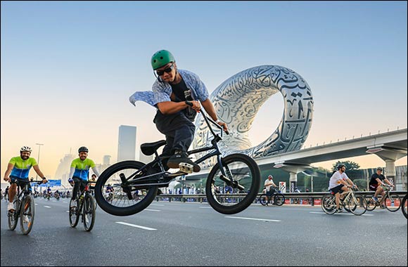 Dubai Ride 2024, presented by DP World, breaks records as thousands pedal towards a fitter future