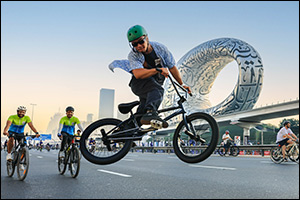 Dubai Ride 2024, presented by DP World, breaks records as thousands pedal towards a fitter future