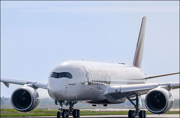 Emirates takes delivery of its first A350, set for take-off today