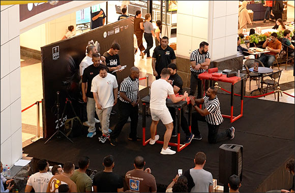 Oasis Mall Dubai Hosts a Remarkable Arm-Wrestling Championship in Collaboration with UAE Bodybuilding and Fitness Federation