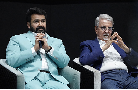 Phars Films presents the song launch of South Indian superstar Mohanlal's directorial debut ‘Barroz' at Dubai Mall