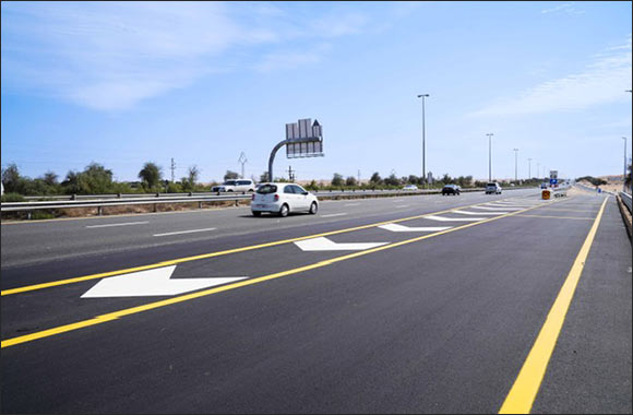 RTA Implements Traffic Enhancements on Dubai-Al Ain Road Near Al-Faqa to Improve Flow and Safety