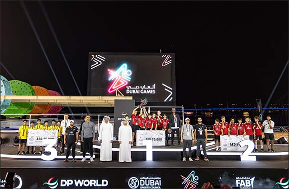 Under the patronage of Hamdan bin Mohammed DUBAI GAMES concludes grandest edition, with champion teams claiming AED3.35m in prizes