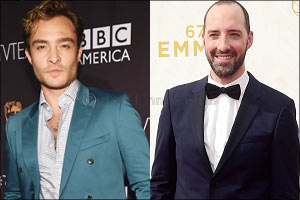 Ed Westwick and Tony Hale wear Tommy Hilfiger Tailored