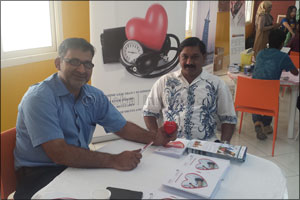 World Heart Day 29 September 2015: Rashid Hospital Cardiology Departments screens 491 labourers as part of an ongoing campaign to minimize heart disease risks