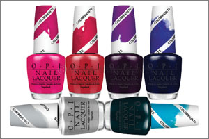 Nail color innovation makes a playdate with color with New Colorpaints Blendable Nail Lacquer by OPI.