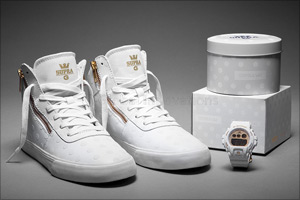 SUPRA has partnered with esteemed watchmaker G-Shock for the most stylish collaboration of the season