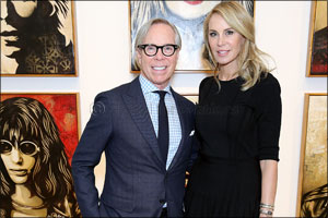 Tommy Hilfiger and Jeffrey Deitch celebrate the opening of Rock Style at Sotheby's S|2 Gallery in London